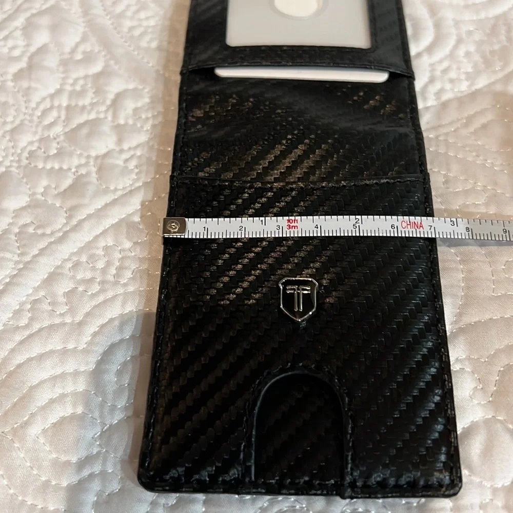 Slim‎ wallet with money clip, NWOT